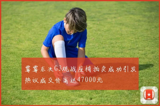 霉霉东决G3观战座椅拍卖成功引发热议成交价高达47000元
